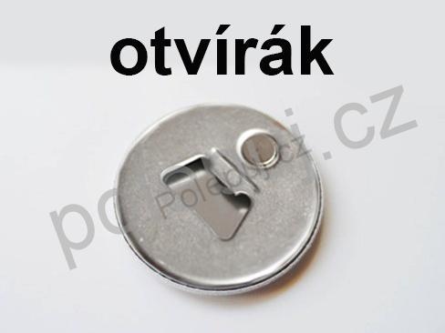 Svatba - svatební placka - otvírák - 56 mm - puntíková - B020