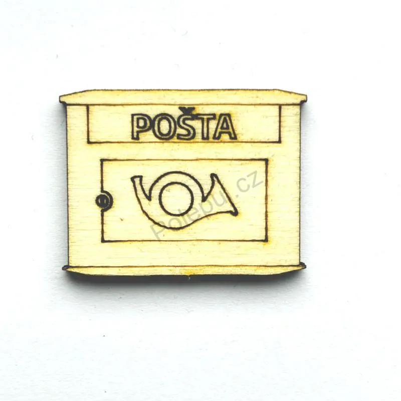 Poštovní schránky / schránka - dekorace z překližky na domečky, scrapbook a další tvoření / laser výřezy