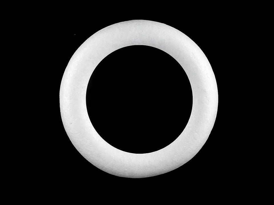 Polystyrenový věnec 20 cm - aranžování a dekorace