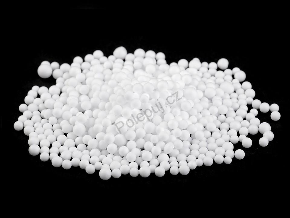 Polystyrenové kuličky 3-8 mm - aranžování a dekorace