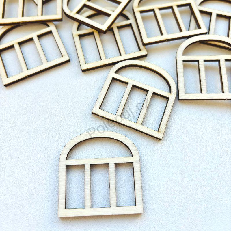 Dřevěná okna / okénka - dekorace na scrapbook a další tvoření