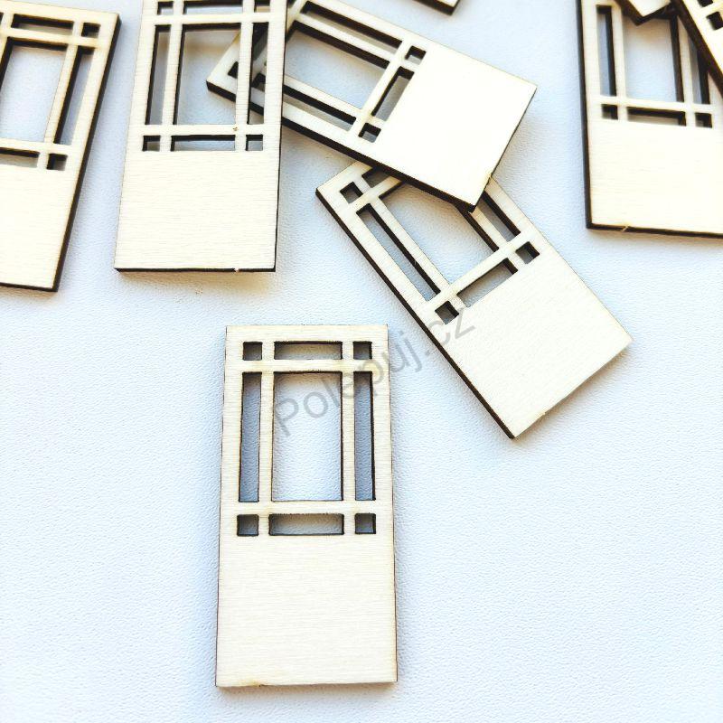 Dřevěné dveře / dvířka / okna / okénka - dekorace na scrapbook a další tvoření