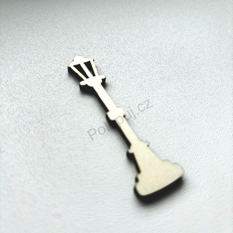 Dřevěné uliční lampy / lampičky - dekorace na domečky, scrapbook a další tvoření