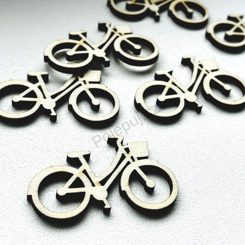 Jízdní kola / bicykly z dřevěné překližky - dekorace na domečky, scrapbook a další tvoření