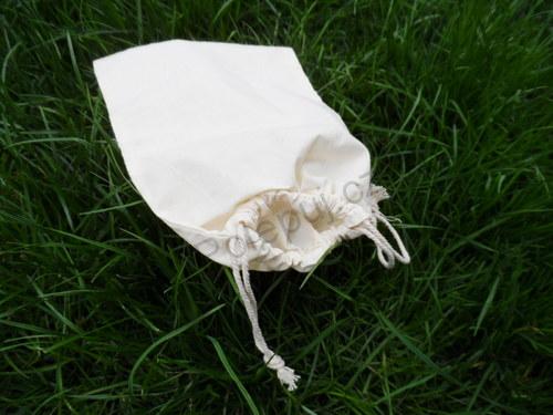 Lněný pytlík / sáček přírodní - obal na dárky, bylinky a jiné drobnosti