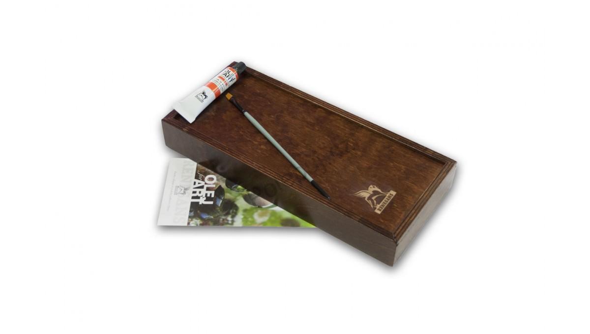Dárková sada / olejové barvy Renesans 10x20ml v dřevěné kazetě