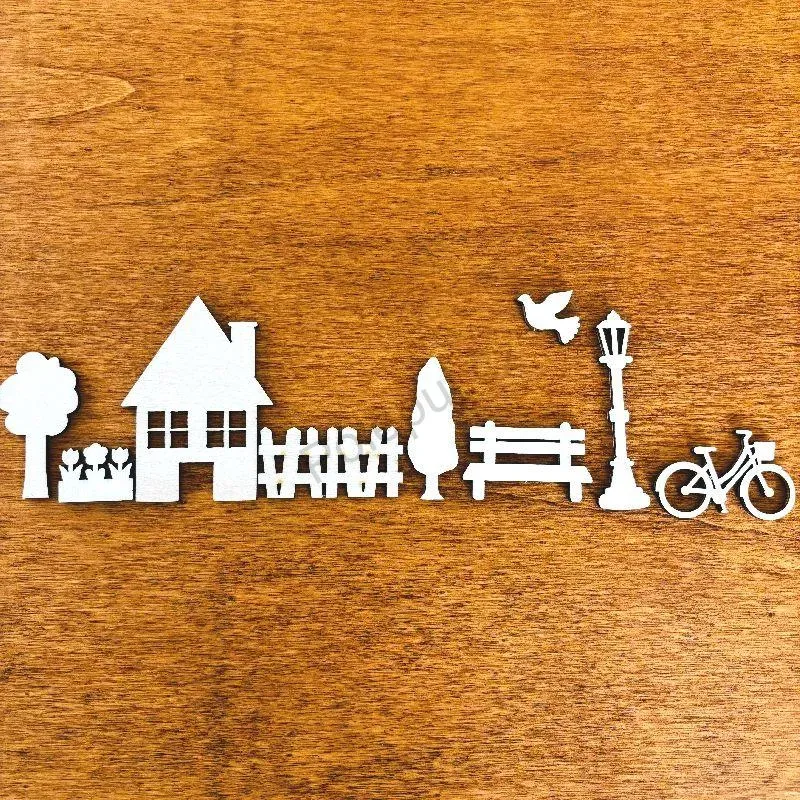 Truhlík / truhlíky, květináče - dekorace z dřevěné překližky - doplňky na domečky, scrapbook a další tvoření