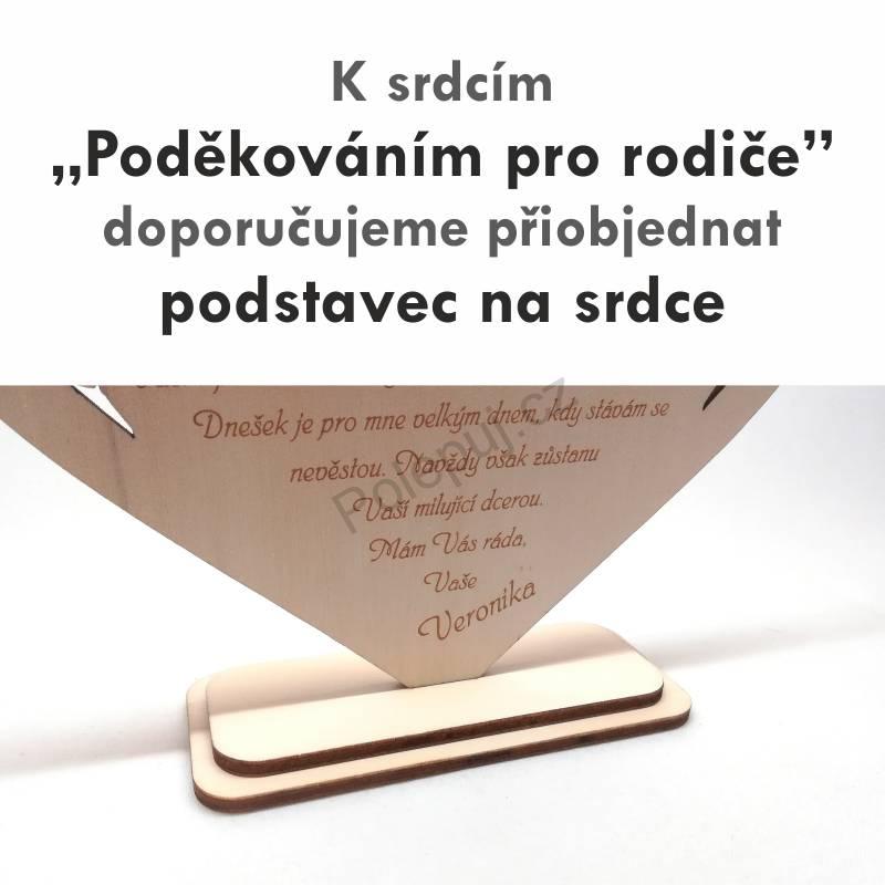 Poděkování svědkyni