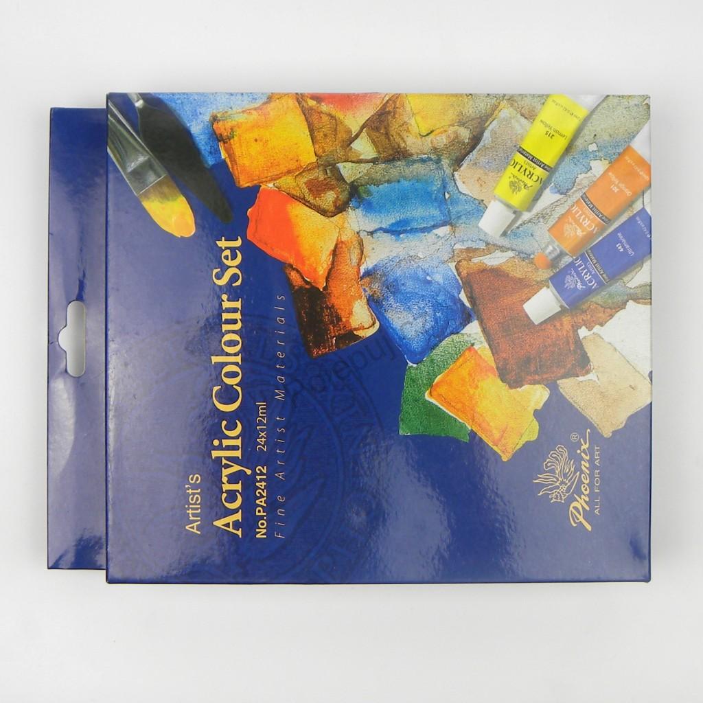 Výhodná sada - akrylové barvy Phoenix 24 x 12 ml