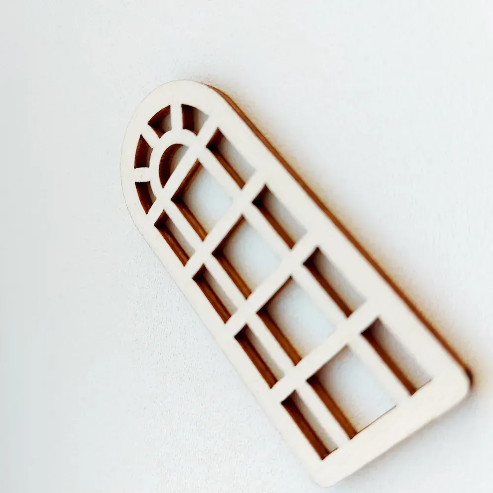 Dřevěná okénka / okna - dekorace na scrapbook a další tvoření