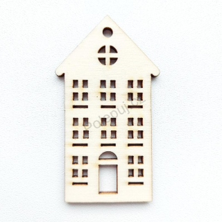 Domky / Domy / Domečky - dekorace a ozdoby z dřevěné překližky