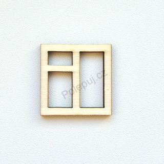 Dřevěná okna / okénka - dekorace na scrapbook a další tvoření