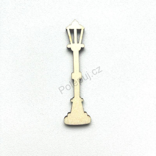 Dřevěné uliční lampy / lampičky - dekorace na domečky, scrapbook a další tvoření