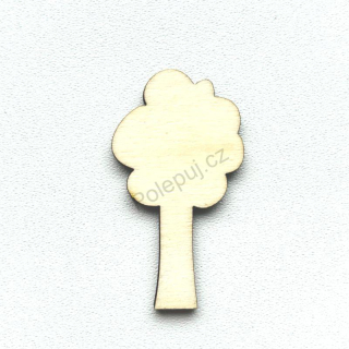 Stromy / stromky / stromečky z dřevěné překližky - dekorace na domečky, scrapbook a další tvoření