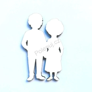 Postavy / babička a dědeček / důchodci / pár - dekorace z překližky na domečky, přáníčka, scrapbook a další tvoření / laser výřezy