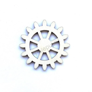 Ozubená kola 5 cm - Dřevěné výřezy z překližky na tvoření a dekorace