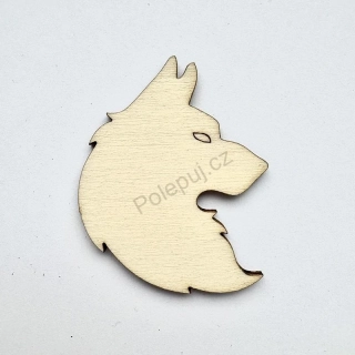 Vlk / vlci / vlčí hlava - výřezy z překližky na tvoření a dekorace