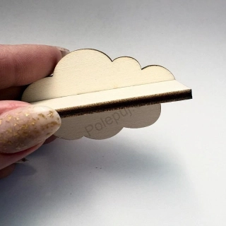 Mráček s poličkou z překližky 6 cm - dekorace a další tvoření